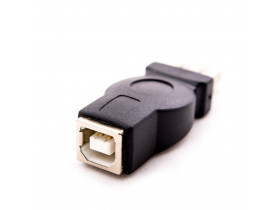 Plug Adaptador USB-A Macho para USB-B Fêmea
