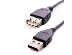 Cabo USB-A macho  X USB-A Fêmea 1,8m Extensão USB