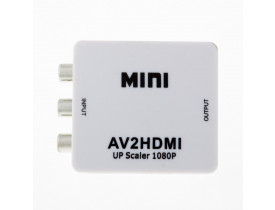 Conversor AV para HDMI com áudio