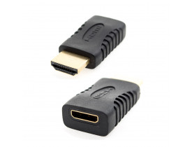 Plug Adaptador HDMI Macho para Mini HDMI fêmea
