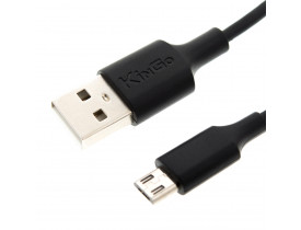 Cabo USB - micro USB  KinGO 1m Preto
