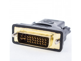 Plug Adaptador DVI-I Macho (24 + 5)  para HDMI fêmea