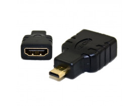 Plug Adaptador Micro HDMI Macho para HDMI fêmea