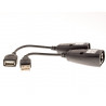 Extensor USB Via Cabo de Rede HB-T88 